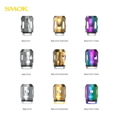 Résistances TFV8 Baby V2 (3pcs) (K1 - 0.2ohm) - Smok