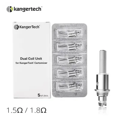 Résistances Dual Coil (5pcs) (1.8ohm) - Kangertech
