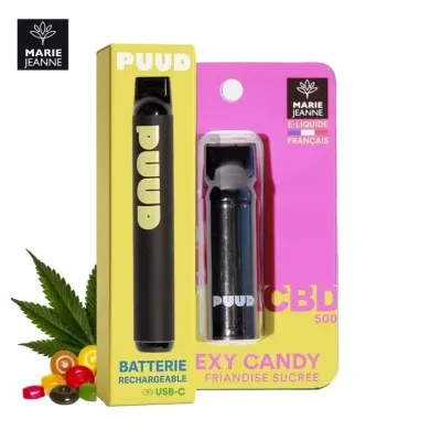 Kit Sexy Candy 600 puffs (500mg) - Puud by Marie Jeanne