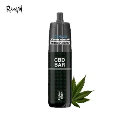 Kit Afghan Kush 15000 puffs CBD 2x10ml (1000mg) - Tornado White Rabbit