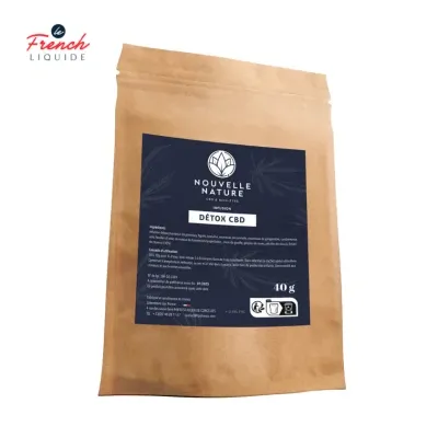 Tisane CBD Détox (40g) - Nouvelle Nature by Le French Liquide