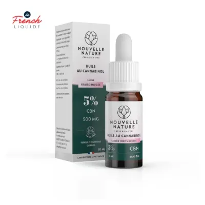 Huile Fruits Rouges CBN 10ml (5% CBN) - Nouvelle Nature by Le French Liquide