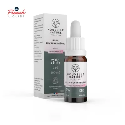Huile Fruits Rouges CBG 10ml (10% CBG) - Nouvelle Nature by Le French Liquide