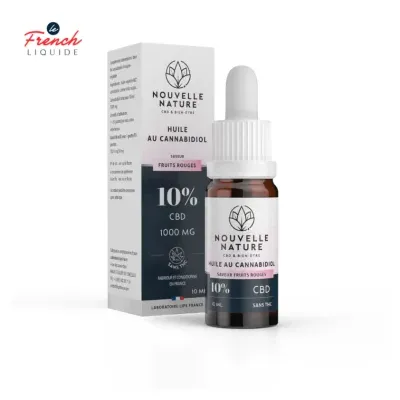 Huile Fruits Rouges CBD 10ml (20% CBD) - Nouvelle Nature by Le French Liquide