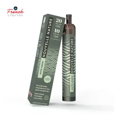 Puff White Widow CBD (2% CBD 1% CBN) - Nouvelle Nature by Le French Liquide