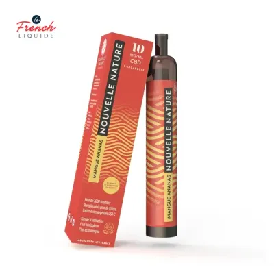 Puff Mangue Ananas CBD 10ml (1% CBD) - Nouvelle Nature by Le French Liquide