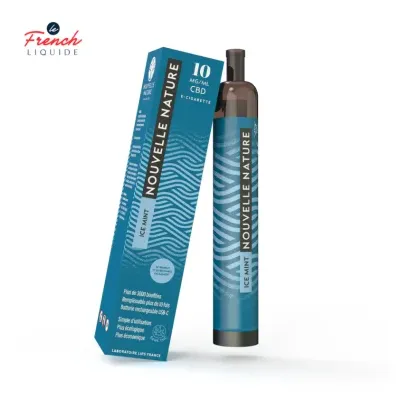 Puff Ice Mint CBD 10ml (1% CBD) - Nouvelle Nature by Le French Liquide