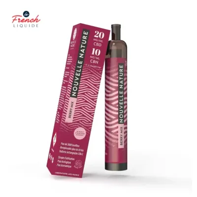 Puff Berry Mix CBD (2% CBD 1% CBN) - Nouvelle Nature by Le French Liquide