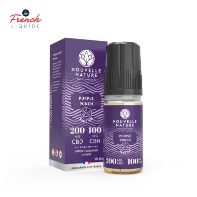 Purple Punch CBD (2% CBD 1% CBN) - Nouvelle Nature by Le French Liquide