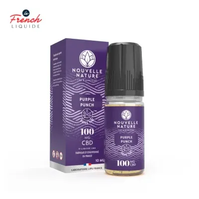 Purple Punch CBD 10ml (1% CBD) - Nouvelle Nature by Le French Liquide