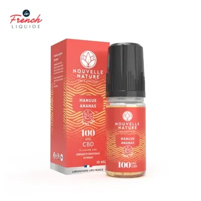 Mangue Ananas CBD 10ml (1% CBD) - Nouvelle Nature by Le French Liquide