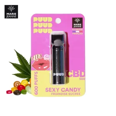 Cartouche Sexy Candy 600 puffs (500mg) - Puud by Marie Jeanne