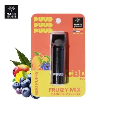Cartouche Fruizy Mix 600 puffs (500mg) - Puud by Marie Jeanne