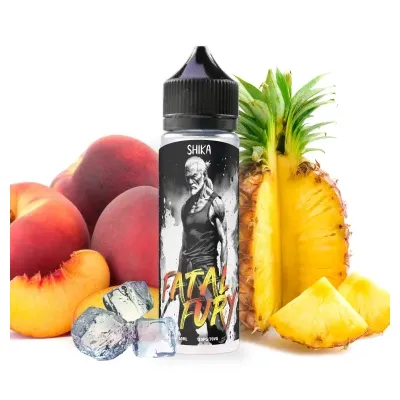 Shika - Fatal Fury 50ml, Ananas, Pêche, Frais