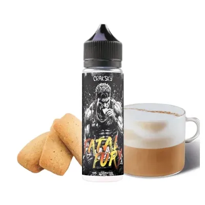 Craksky - Fatal Fury 50ml, Capuccino, Biscuit Vanille 