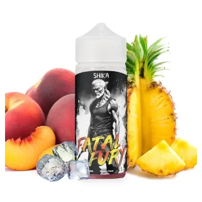 Shika - Fatal Fury 100ml, Ananas, Pêche, Frais