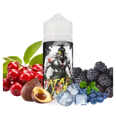 Khantha - Fatal Fury 100ml, Groseille, Fruits Noirs, Fruit du Serpent, Myrtille frais