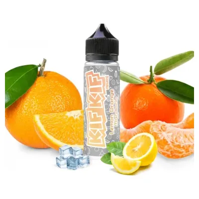 Lemon Orange Mandarine ICE - Kif Kif 50ml, Orange Mandarine, Citron Frais