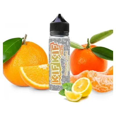 Manda lime Orange NO ICE - Kif Kif 50ml, Orange Mandarine, Citron