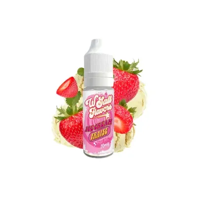 Ice Cream Fraise 10ml Wsalt Flavors (Nicotine:20 mg/ml) - Liquideo