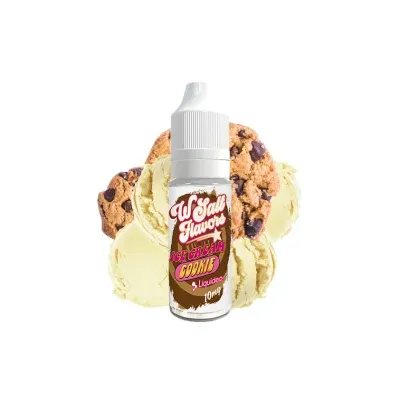 Ice Cream Cookie 10ml Wsalt Flavors (Nicotine:10 mg/ml) - Liquideo