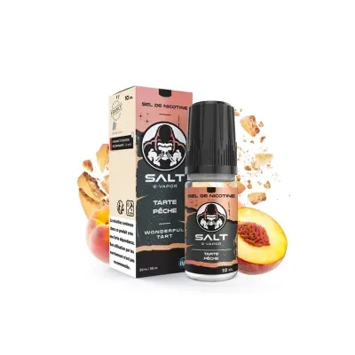 Wonderful Tart Pêche 10ml Salt E-Vapor (Nicotine:10 mg/ml) - Le French Liquide