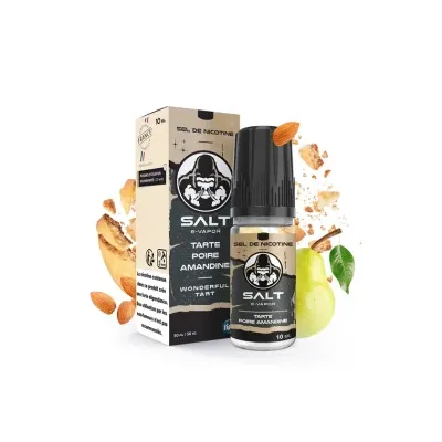Wonderful Tart Poire Amandine 10ml Salt E-Vapor (Nicotine:20 mg/ml) - Le French Liquide