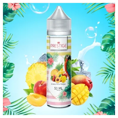 Ananas Pêche Mangue 50ml (Ananas Pêche Mangue 50ml - Prestige Fruits)