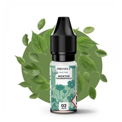 Menthe Chlorophylle 10ml Nectar (Nicotine:12 mg/ml) - Protect
