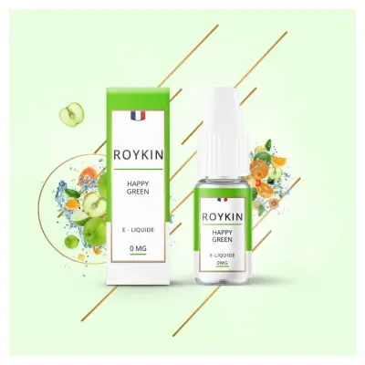 Happy Green 10ml (Nicotine:03 mg/ml) - Roykin