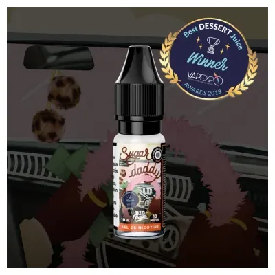 Sugar Daddy Salt 10ml Les Founding Fathers (Nicotine:10 mg/ml) - Big Papa