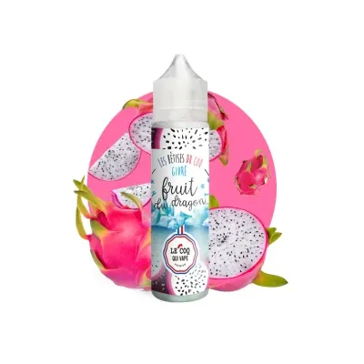 Fruit du Dragon 50ml Les Bêtises du Coq Givré (Fruit du Dragon 50ml Les Bêtises du Coq Givré - Le Coq qui Vape) - Airomia