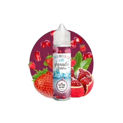 Grenade Fraise 50ml Tutti Frutti du Coq Givré (Grenade Fraise 50ml Tutti Frutti du Coq Givré - Le Coq qui Vape) - Airomia
