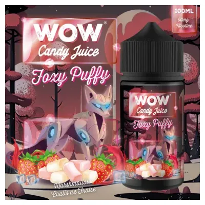 Foxy Puffy 100ml WOW Candy Juice - Made in Vape