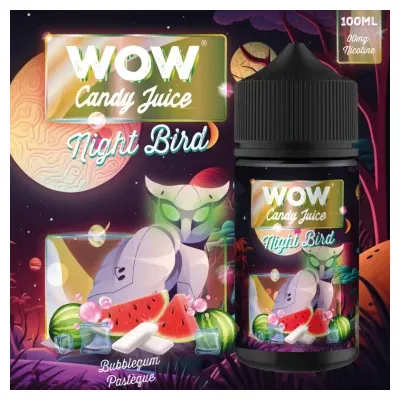 Night Bird 100ml WOW Candy Juice - Made in Vape