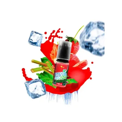 Fraise Rhubarbe Ice 10ml Devil Squiz Ice (Nicotine:03 mg/ml) - AVAP