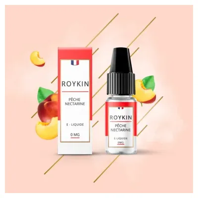 Pêche Nectarine 10ml (Nicotine: 00 mg/ml) - Roykin