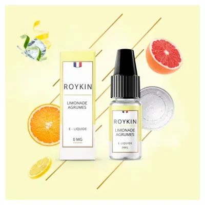 Limonade Agrumes 10ml (Nicotine:03 mg/ml) - Roykin