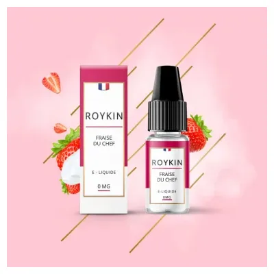 Fraise du Chef 10ml (Nicotine: 00 mg/ml) - Roykin
