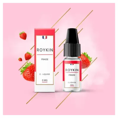 Fraise 10ml (Nicotine:06 mg/ml) - Roykin