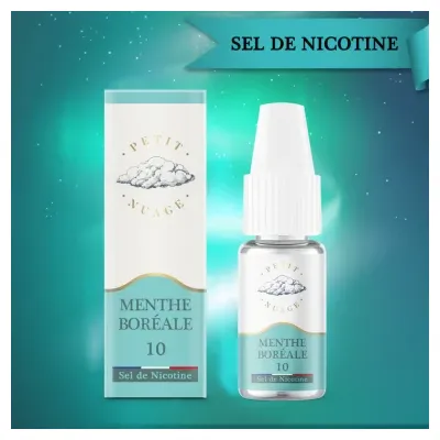 Menthe Boréale (Nicotine:10 mg/ml) - Petit Nuage