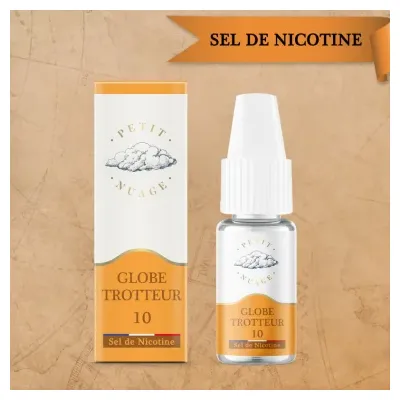 Globe Trotteur (Nicotine:10 mg/ml) - Petit Nuage