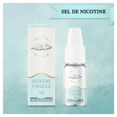 Flocon Vanillé (Nicotine:10 mg/ml) - Petit Nuage