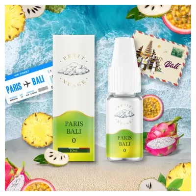 Paris Bali 10ml (Nicotine: 00 mg/ml) - Petit Nuage