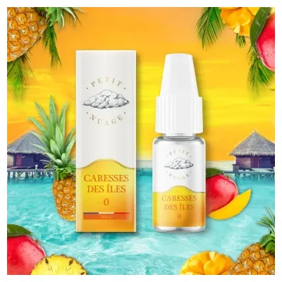 Caresses des Iles 10ml (Nicotine:06 mg/ml) - Petit Nuage