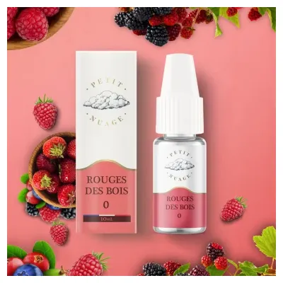 Rouge des Bois 10ml (Nicotine:16 mg/ml) - Petit Nuage