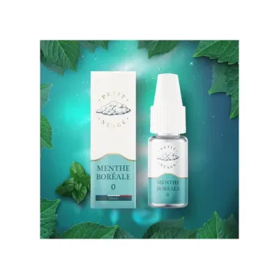 Menthe Boréale 10ml (Nicotine:06 mg/ml) - Petit Nuage
