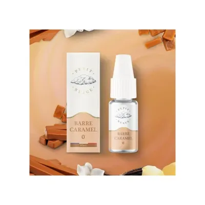 Barre Caramel 10ml (Nicotine:11mg/ml) - Petit Nuage