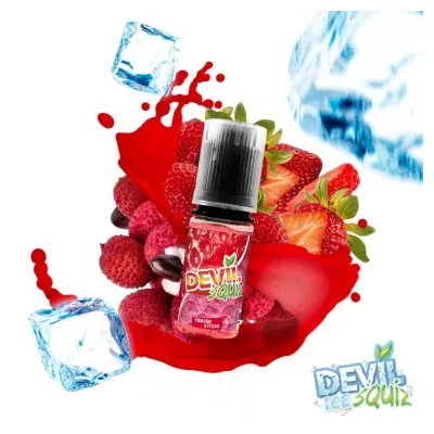 Fraise Litchi Ice 10ml Devil Squiz Ice (Nicotine:12 mg/ml) - AVAP