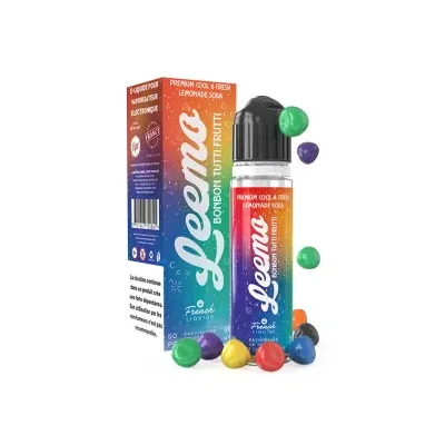 Kit Easy2Shake Bonbon Tutti Frutti 60ml Leemo (Nicotine:03 mg/ml) - Le French Liquide